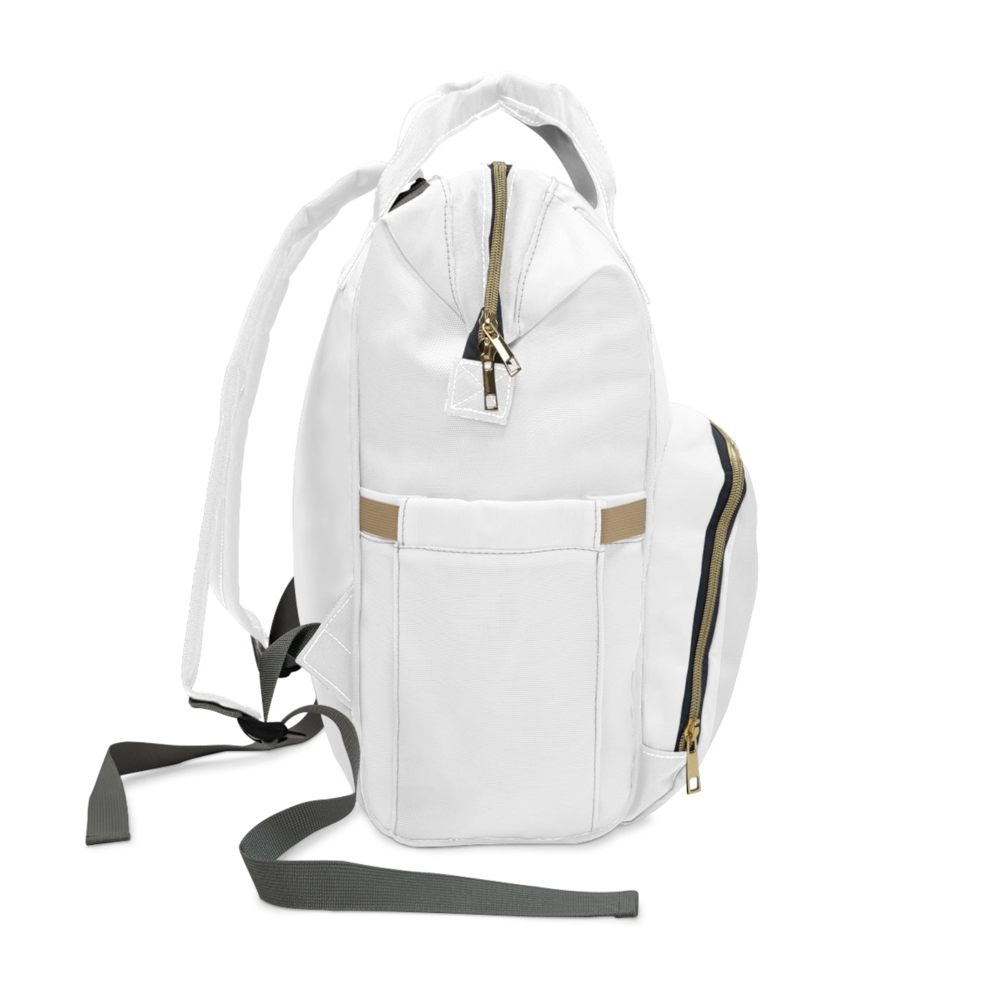 Retro Vibes Multifunctional Diaper Backpack - Stylish Baby Gear for Trendy Parents