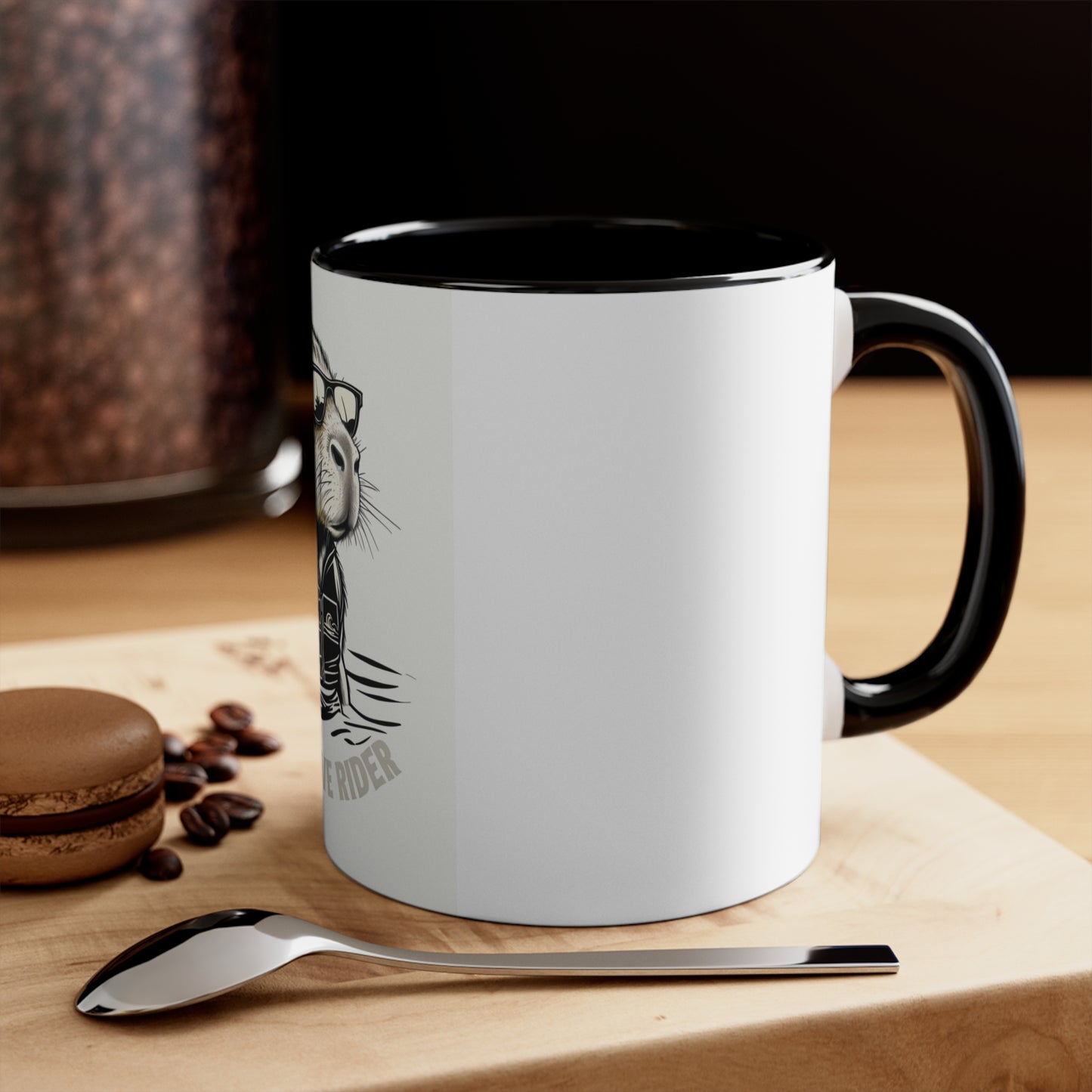 Chill Wave Rider Accent Mug - Fun and Quirky Coffee Cup for Animal Lovers