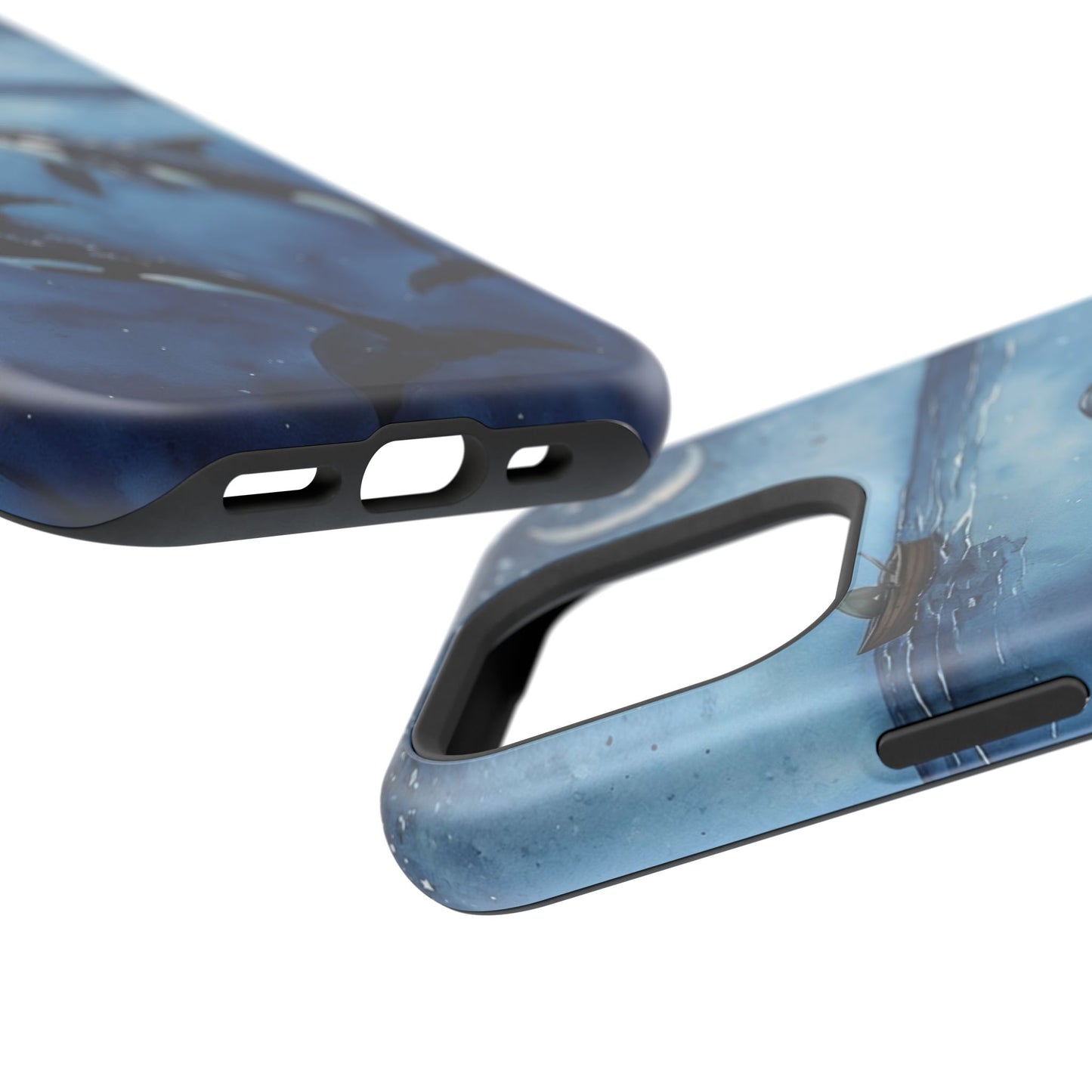 Whale Night Sky Phone Case - Impact-Resistant Design