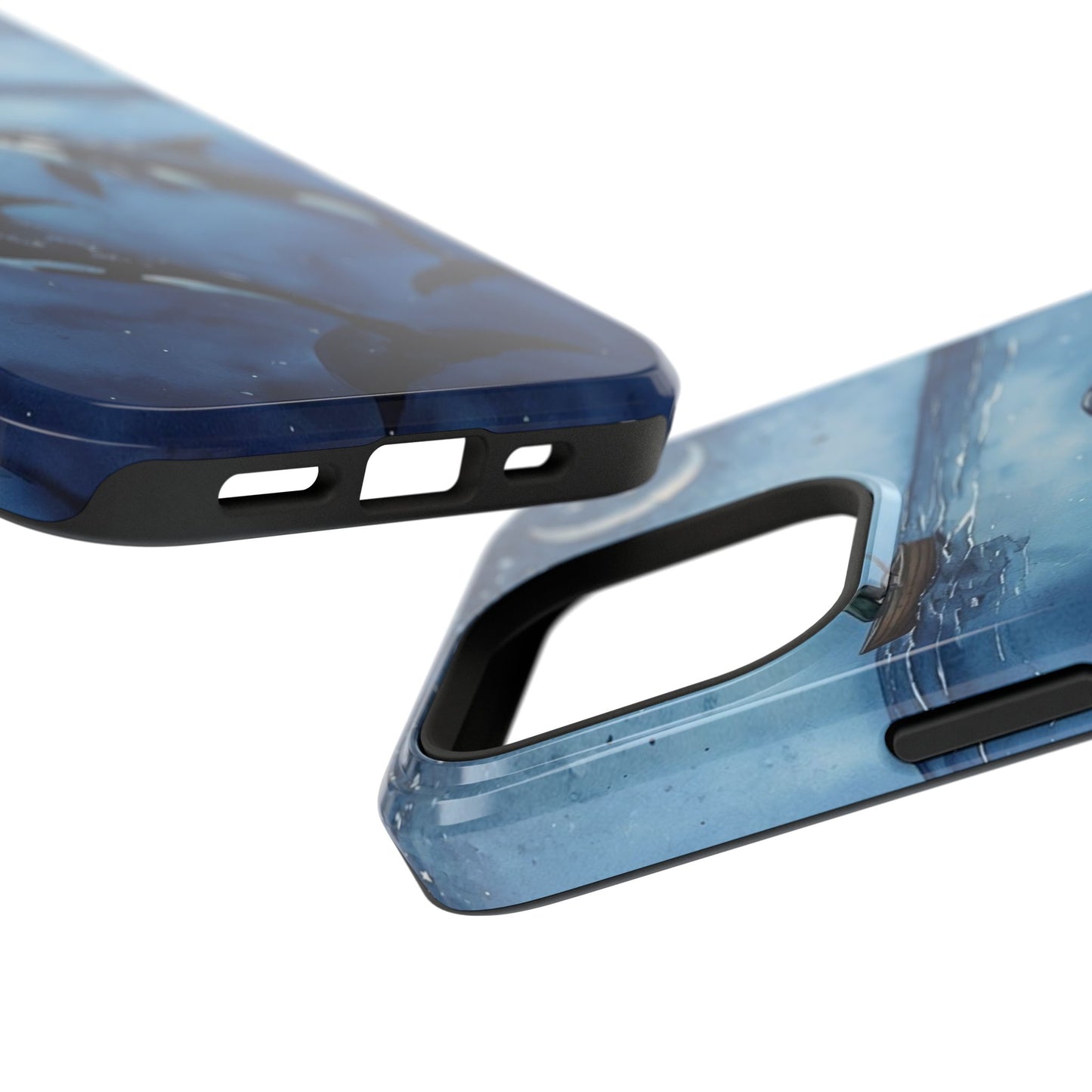 Whale Night Sky Phone Case - Impact-Resistant Design