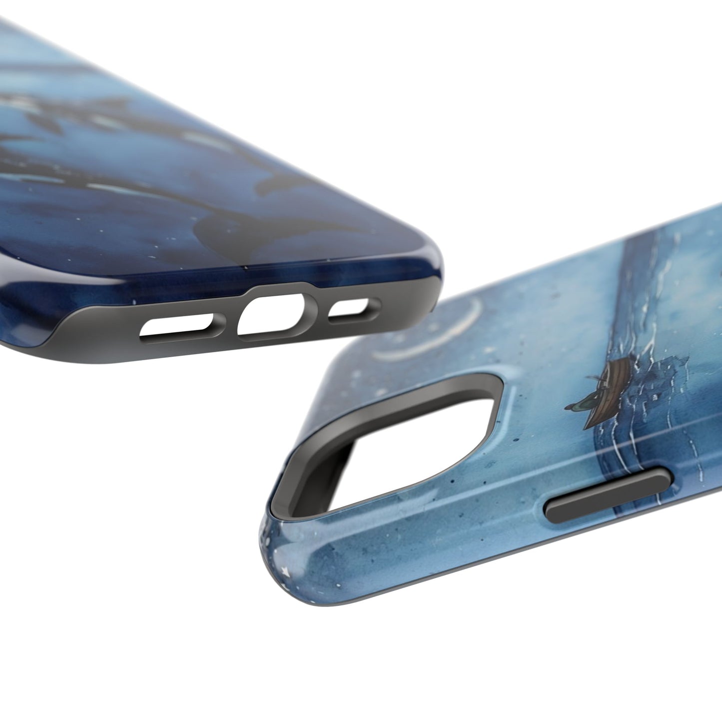 Whale Night Sky Phone Case - Impact-Resistant Design