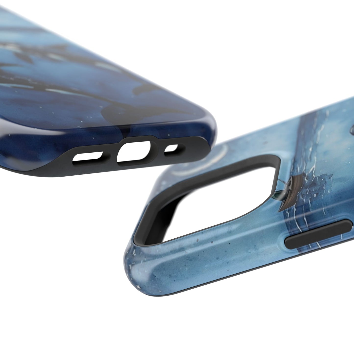 Whale Night Sky Phone Case - Impact-Resistant Design