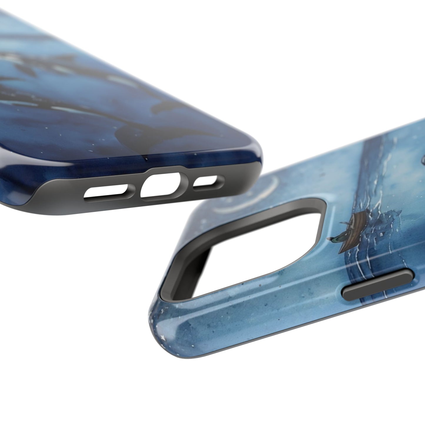 Whale Night Sky Phone Case - Impact-Resistant Design