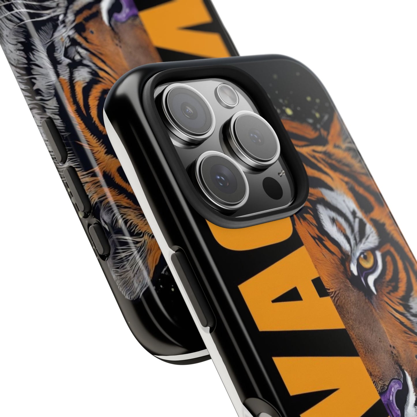 Tiger Face Tough Phone Case with Savage Design