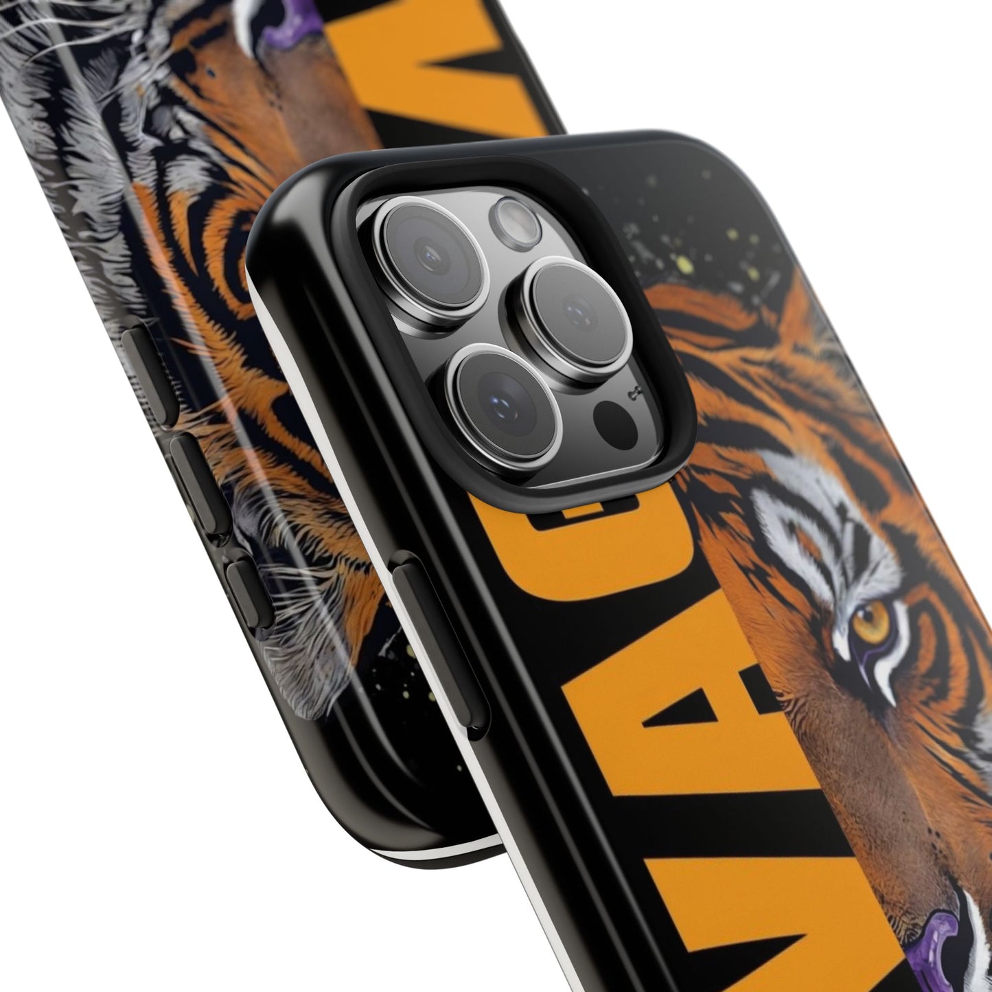Tiger Face Tough Phone Case with Savage Design
