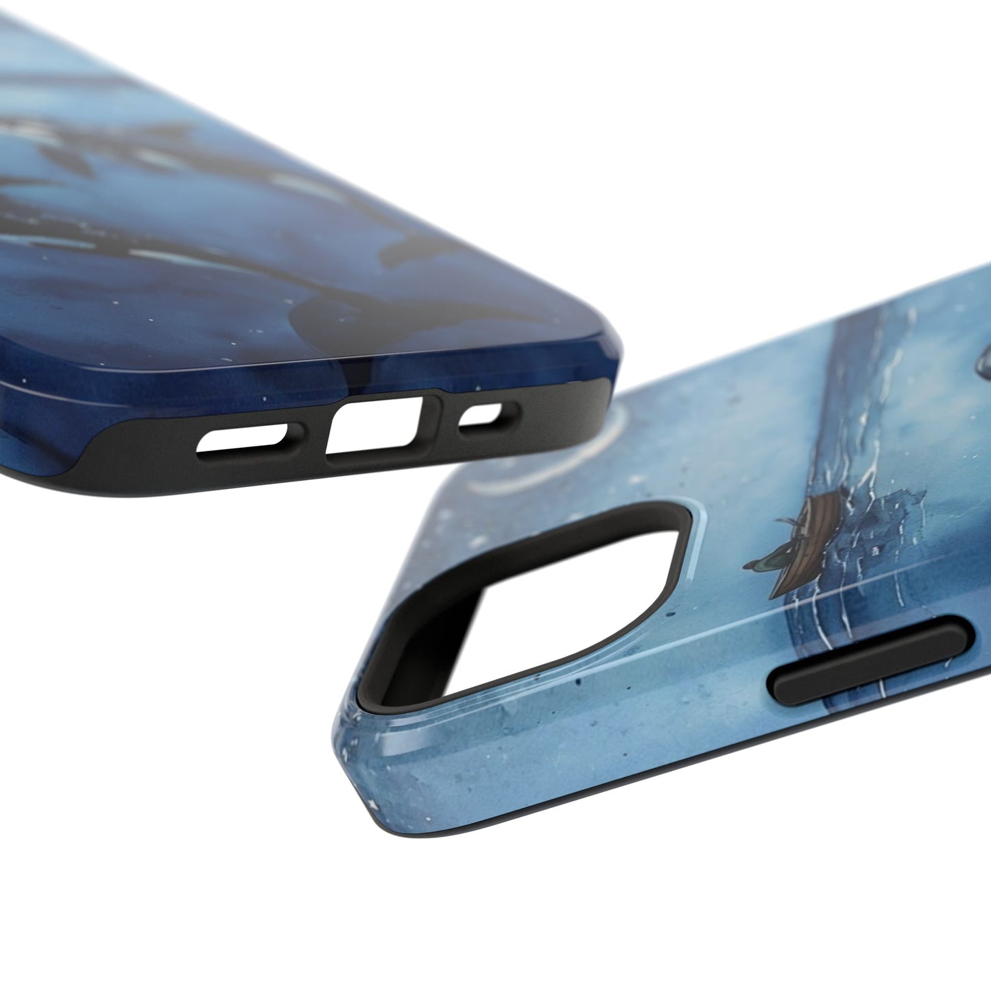 Whale Night Sky Phone Case - Impact-Resistant Design