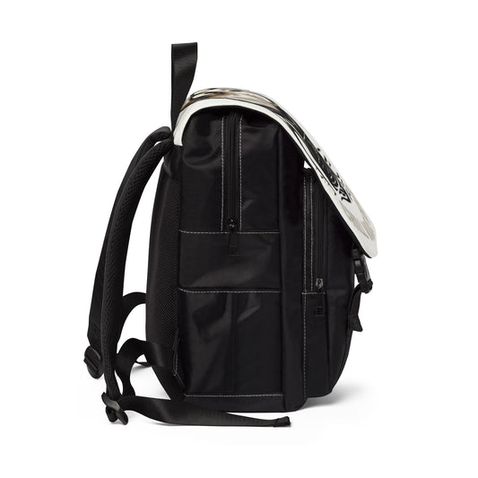 Chill Wave Rider Unisex Casual Shoulder Backpack - Perfect for Adventurers