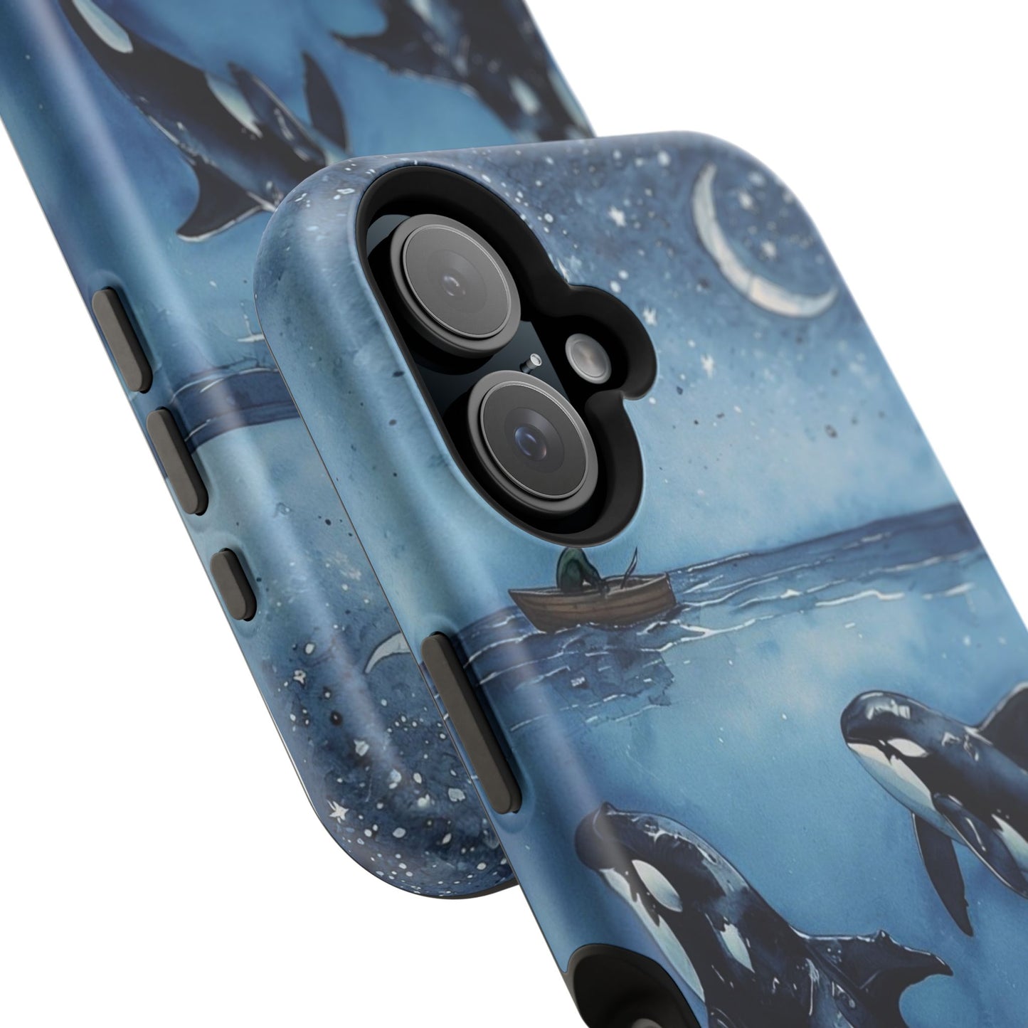 Whale Night Sky Phone Case - Impact-Resistant Design