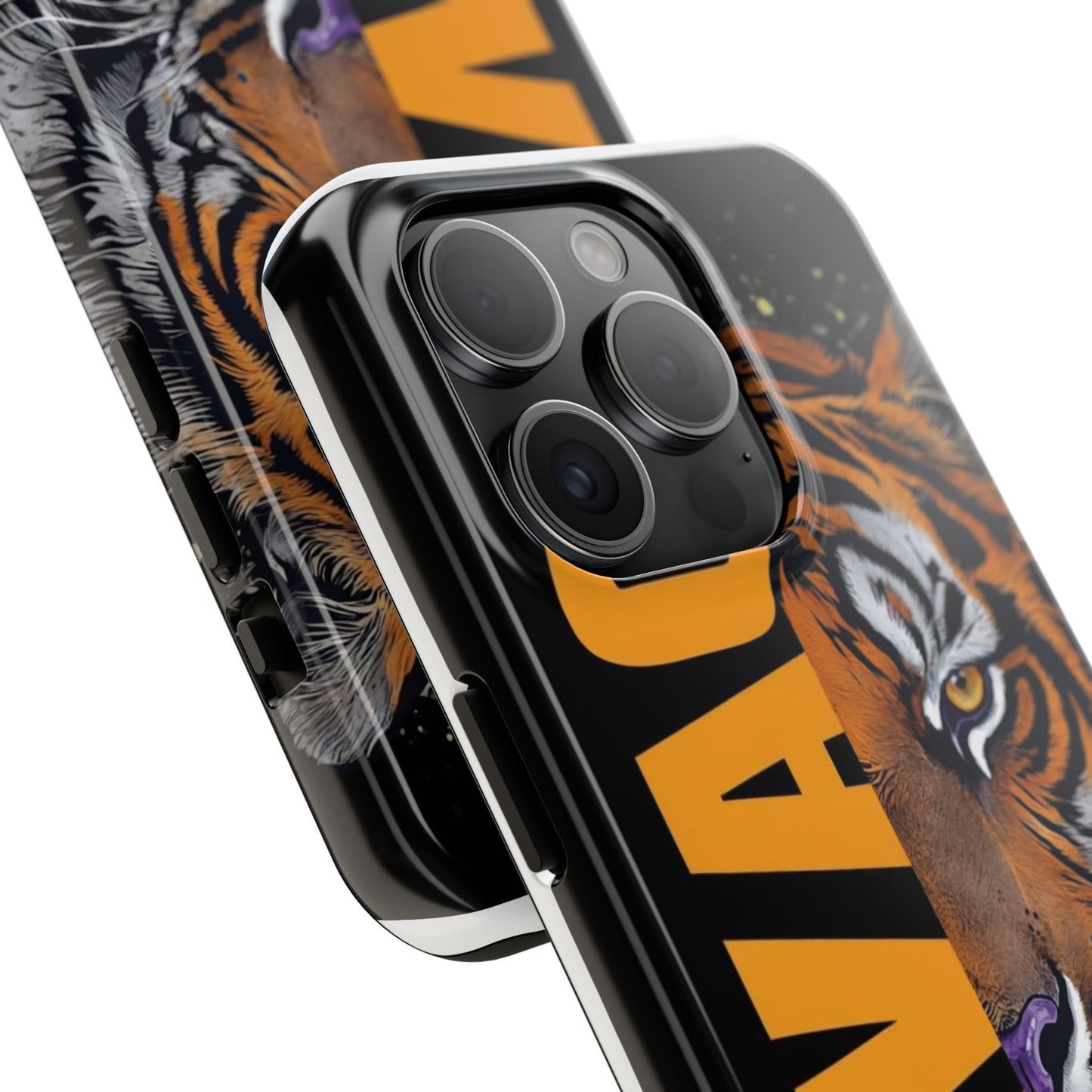 Tiger Face Tough Phone Case with Savage Design