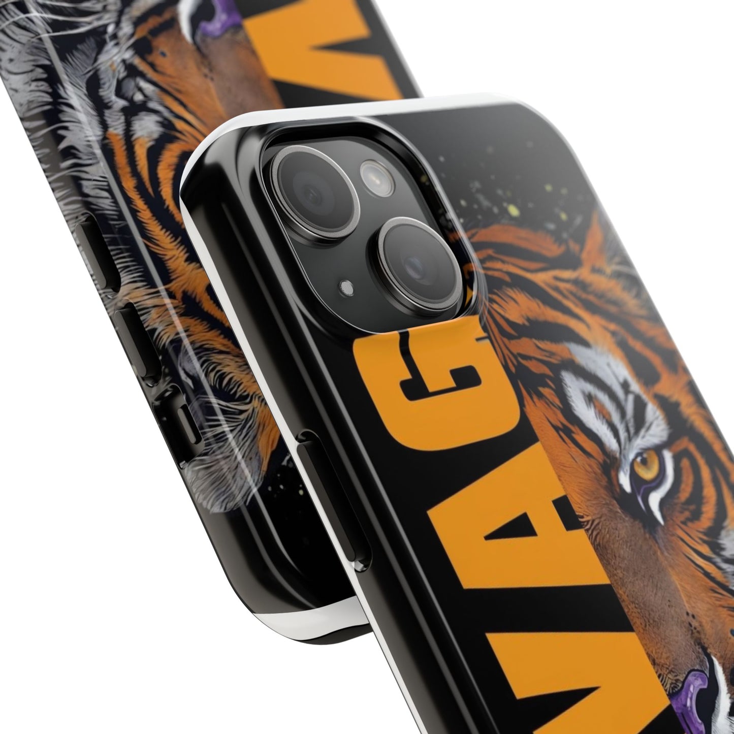 Tiger Face Tough Phone Case with Savage Design