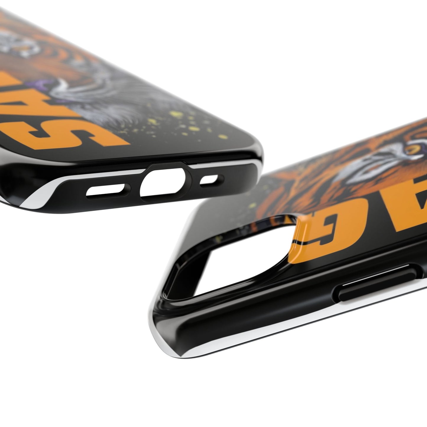 Tiger Face Tough Phone Case with Savage Design