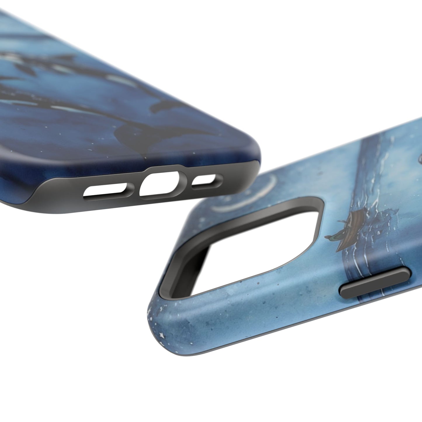 Whale Night Sky Phone Case - Impact-Resistant Design