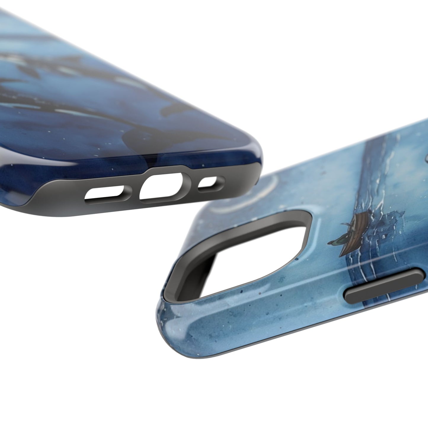 Whale Night Sky Phone Case - Impact-Resistant Design