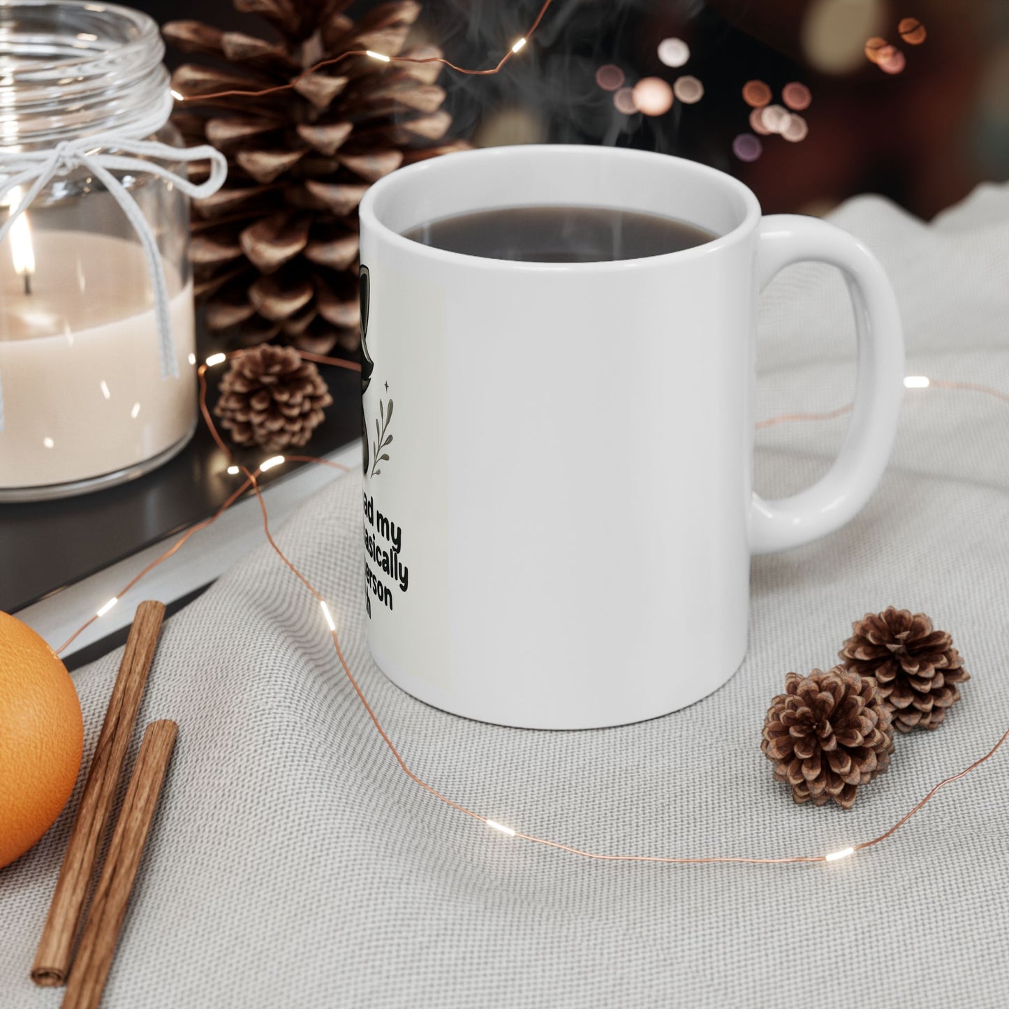 BZN Raccoon Coffee Mug – "Once I’ve had my feelings, I’m basically the nicest person on Earth" (11oz/15oz)