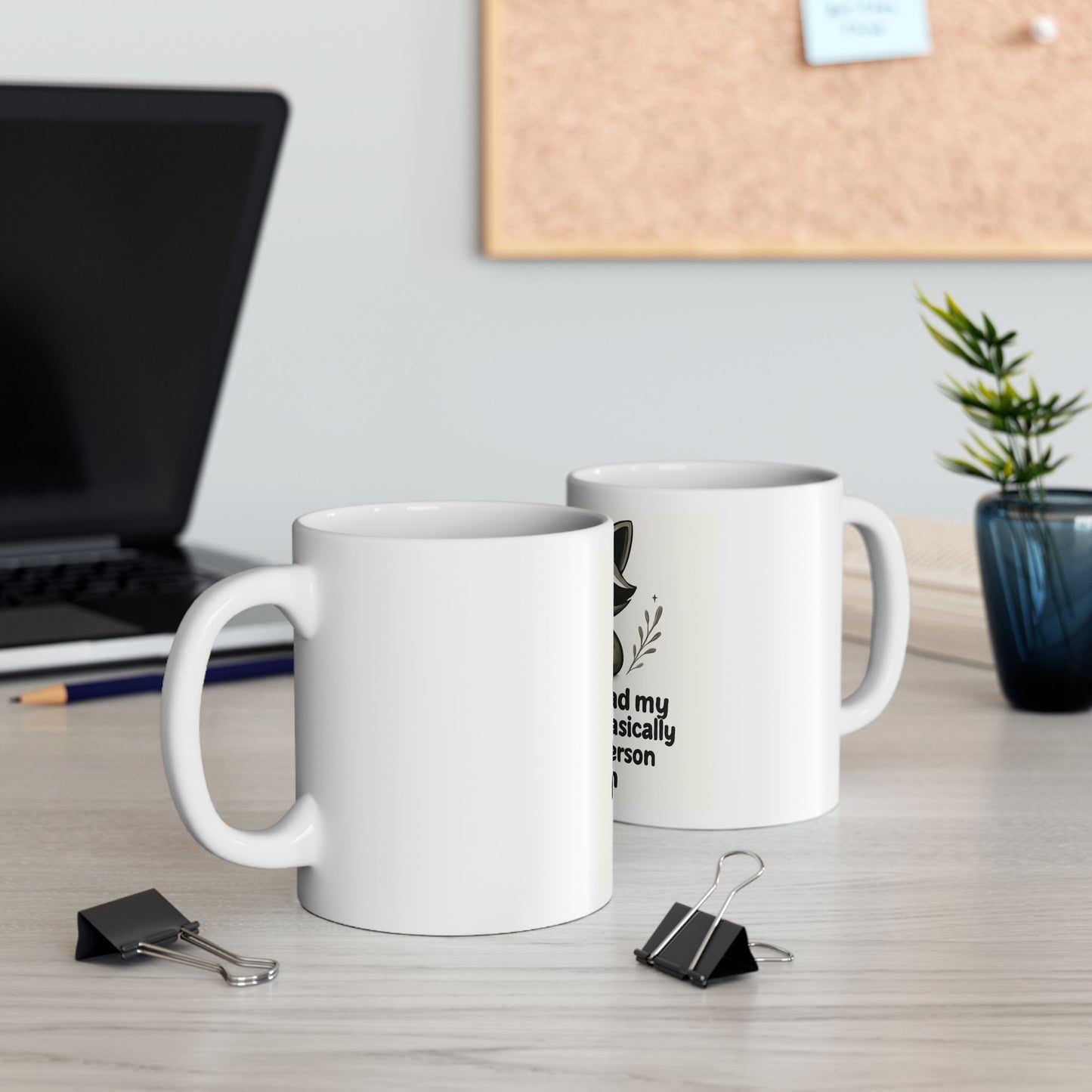 BZN Raccoon Coffee Mug – "Once I’ve had my feelings, I’m basically the nicest person on Earth" (11oz/15oz)