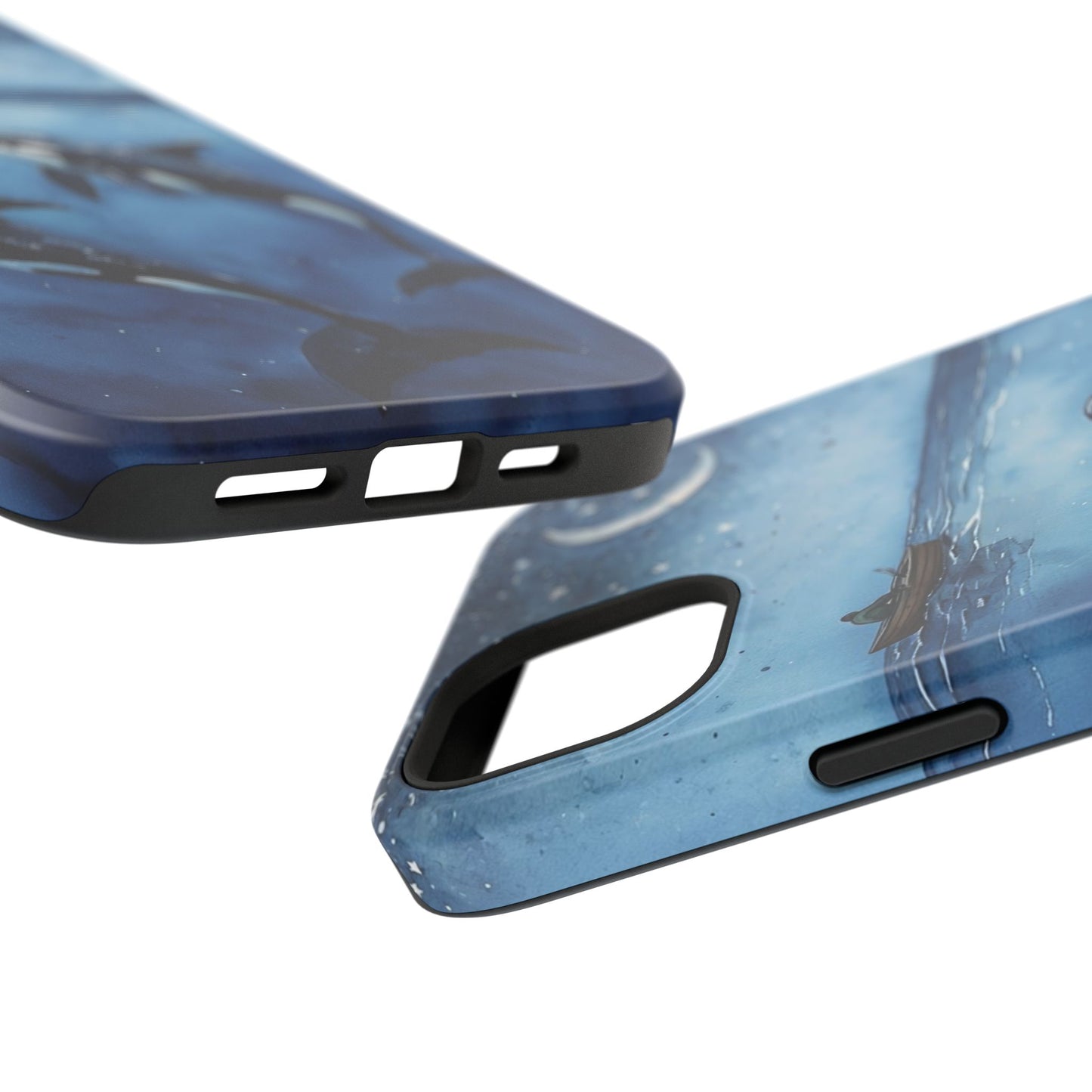 Whale Night Sky Phone Case - Impact-Resistant Design