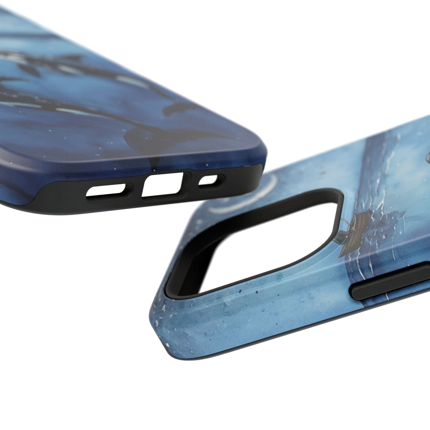 Whale Night Sky Phone Case - Impact-Resistant Design