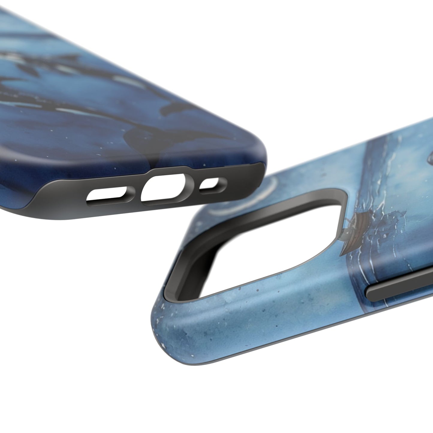 Whale Night Sky Phone Case - Impact-Resistant Design