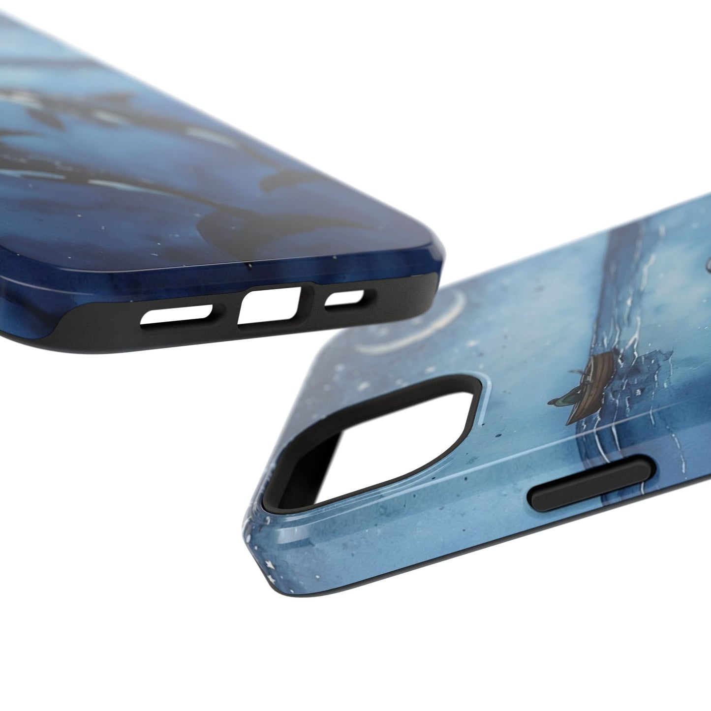 Whale Night Sky Phone Case - Impact-Resistant Design